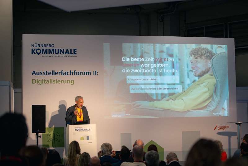 Markus am Rednerpult