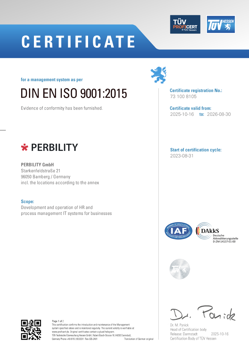 ISO 9001 Certificate