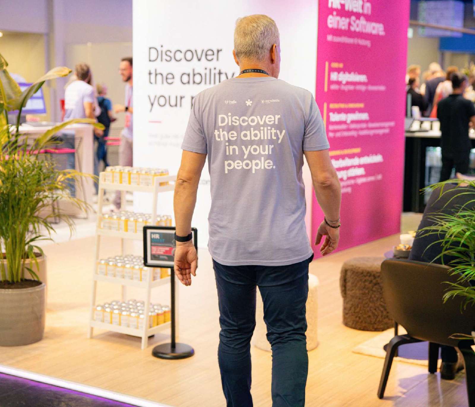 Der Perbility Messestand auf der Zukunft Personal Europe 2026 mit dem Claim „Discover the ability in your people“