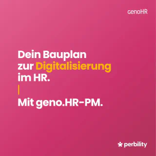 Titelbild der Broschüre „Dein Bauplan zur Digitalisierung im HR“