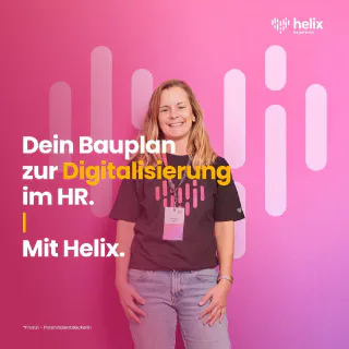 Titelbild der Helix Broschüre als 4-Seiter