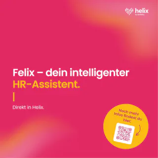 Titelbild der Broschüre „Felix – dein intelligenter HR-Assistent“